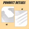 Boat Hydrofoil Stabilizer Accessory Stainless Steel Outboard Motor Stabiliser Wave Suppression Plate