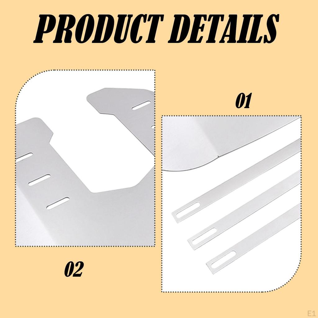 Boat Hydrofoil Stabilizer Accessory Stainless Steel Outboard Motor Stabiliser Wave Suppression Plate