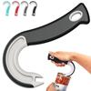 New Design Easy-Grip Hook Can Opener - Durable Plastic, Ideal for Home & Restaurant Use, Perfect Christmas Party Accessory
