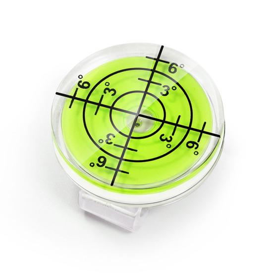 1/4ks Značkovač na čepici golfového levelu Lehká spona na značkovač golfového míčku s barevným designem Příslušenství ke golfové čepici se snadno přenáší