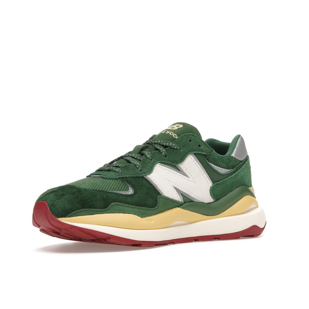 Bricks & Wood X New Balance 57/40 Unisex Sneakers Green White M5740BW