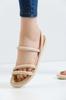 Women's Casual Sandals Comfortable Sole Flexible Sandals Beige