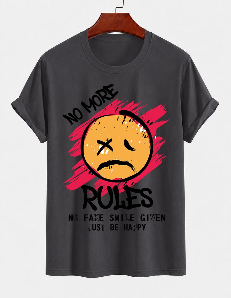 Unisexs Pure Cotton Tshirt My Future Is Not Just A Dream Letter Print Casual Crew Neck Short Sleeve Inspirational Street Style To