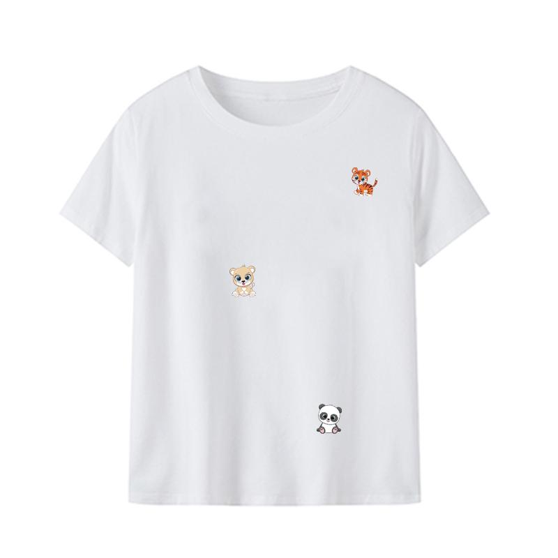Little Animals Sheet Custom Iron On Transfer Easy To Cut Parches Ropa Clothes Stickers Diy T-Shirt Jeans Heat Transfer Sticker