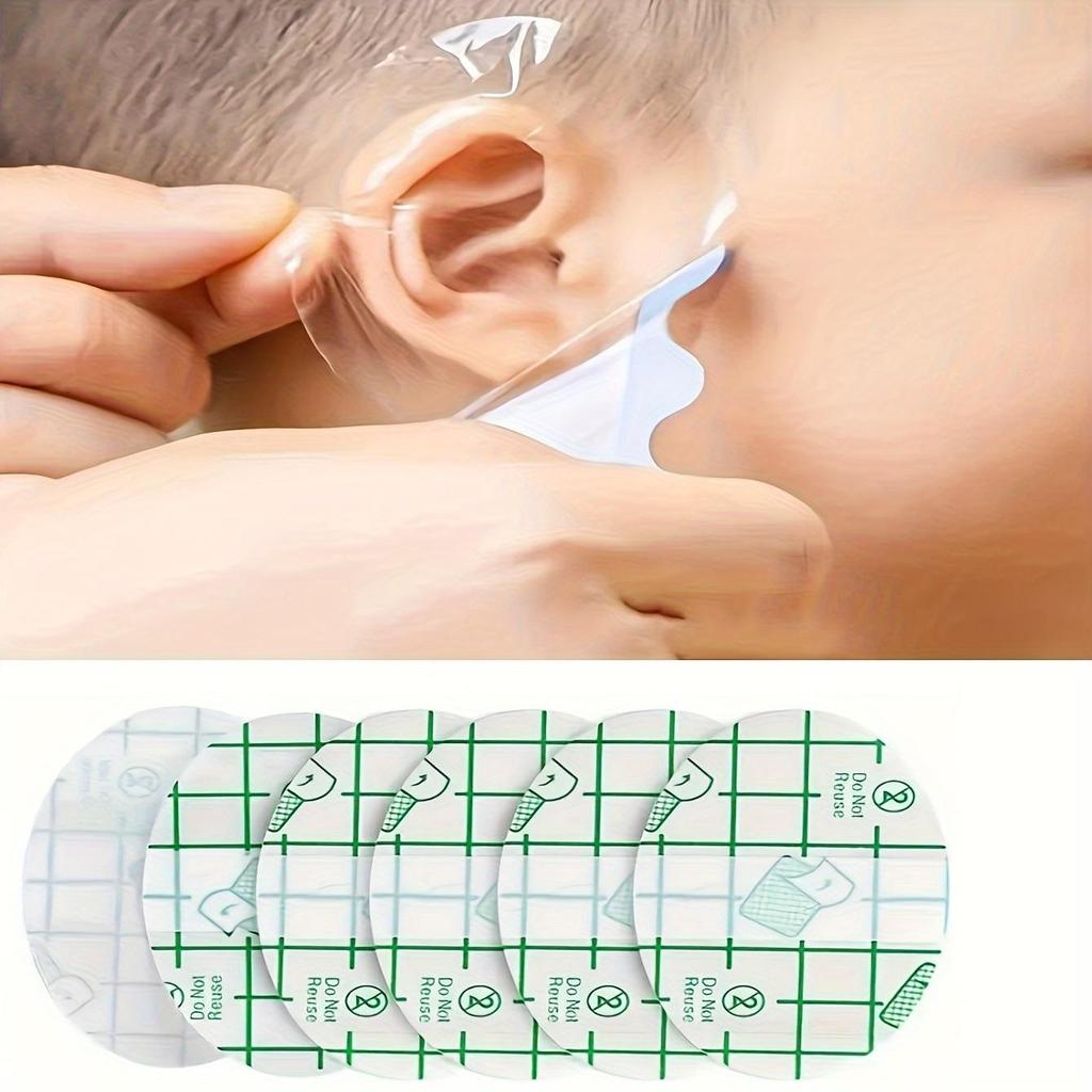 20pcs Waterproof Ear Stickers/Ear Protection Patches For Swimming Showering Bathing Hair Wash Shower Waterproof Ear Stickers