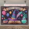 Party Backdrop Flat Magic Photo Booth Background Birthday Party Decor