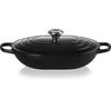 Жаровня Le Creuset Signature продолговатая чёрная матовая 3,4 л (21112310000430)