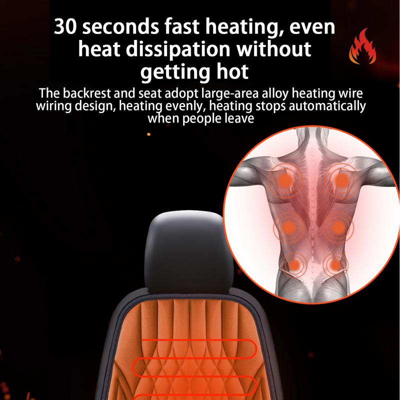 Car Heating Seat Cushion Heated Seat Cushion Pad 12V Electric Heating Pad For Car Seat Skin-friendly Car Seat Heating Pad For