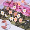 20pcs Pink Floral Pushpins - Decorative Resin Flower Thumbtacks for Photo Walls & Office Supplies