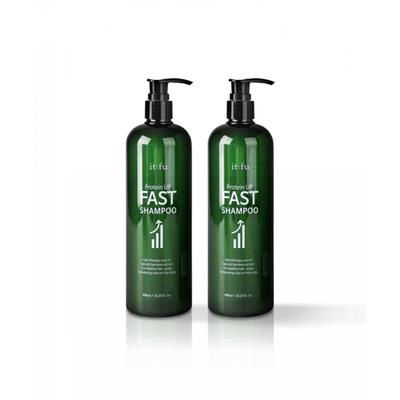 Itfu [hair Mugwort Shampoo] Protein Up Fast Shampoo 480ml 2 Pcs