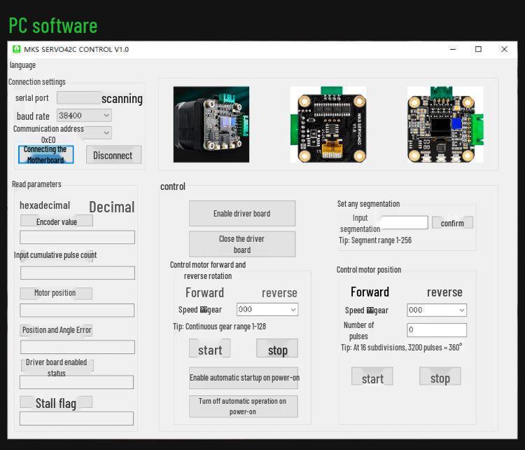 MKS SERVO42C Motor Driver Kit: Ultra-Quiet 3D Printer Accessory Replacement for TMC2209