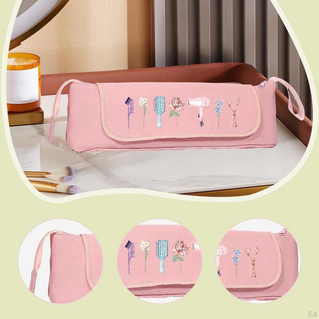Hair Tools Travel Bag Iron Case Personal Dryer Carrying with Heat Mat Accessories