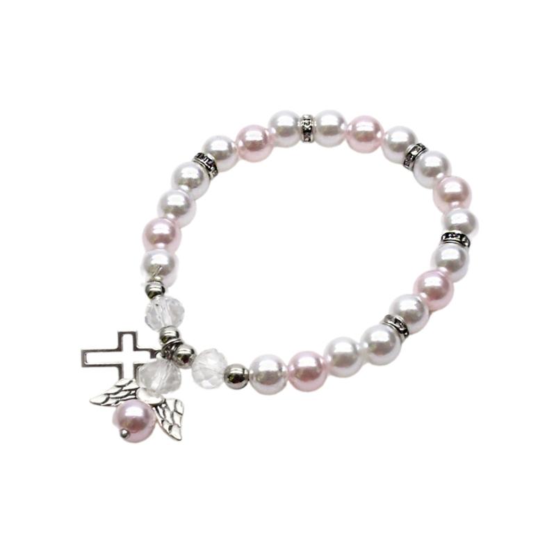 Chic Beaded Stretch Bracelet Religious Bracelet Wrist Jewelry Catholic Bracelet Beaded Bracelet Perfect for Any Occasion 1