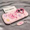 Pink Cute Cartoon Ruby for IPhone16promax for Apple 15plus Silicone Anti-fall 14/13/11