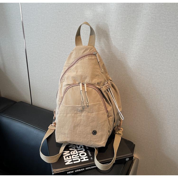 

Школьный рюкзак, модный и простой рюкзак, повседневный дорожный рюкзак большой вместимости, универсальный школьный рюкзак для студента, легкая дорожная сумка хаки