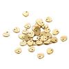 20 50pcs/bag Gold Square Stainless Steel Tail Chain Extension Pendants Lobster Clasps Connectors Charms For DIY Jewerly Making