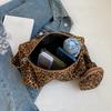 Wide Shoulder Belt Crossbody Bag Fashionable Single Shoulder Women'S Bag Leopard Print Pillow Bag Premium Durable