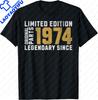 Limited Edition 1974 Unisex Unisex Tshirt Casual T Shirt For Unisex Unisex Summer Streetwear Tops Vintage Clothes