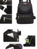 Women's Embroidered Oxford Cloth Casual Backpack for Travel and Storage