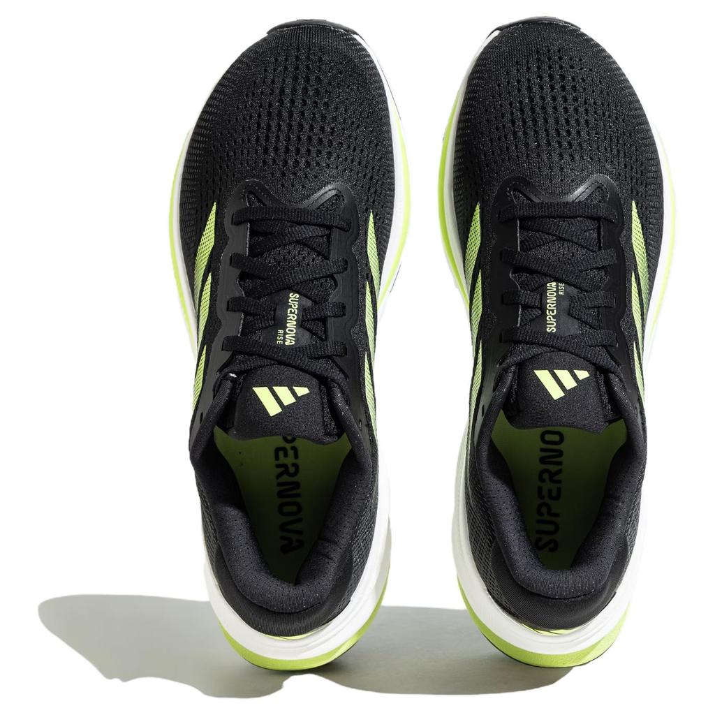 Adidas SUPERNOVA RISE Soft And Comfortable Low top Running Shoes Men's Black JH9628