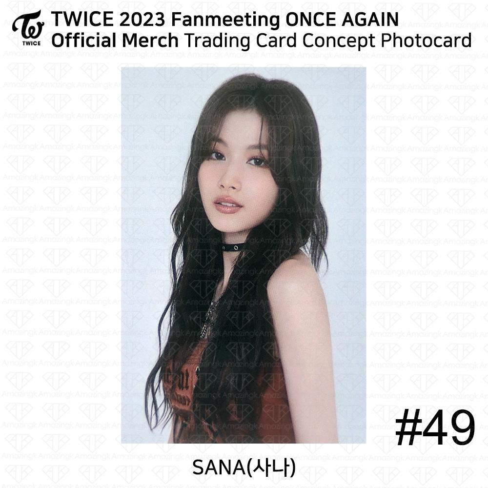 Twice 8. Jahrestag ONCE AGAIN Fanmeeting Pop-up MD Sammelkarte Fotokarte