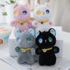 Adorable Plush Cat Keychain Soft Stuffed Animal Figure Cute Bag Charm Doll