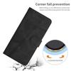 For Xiaomi 13 5G Anti-drop Imprinted Line Cover PU Leather Skin-touch Phone Shell with Wallet Stand