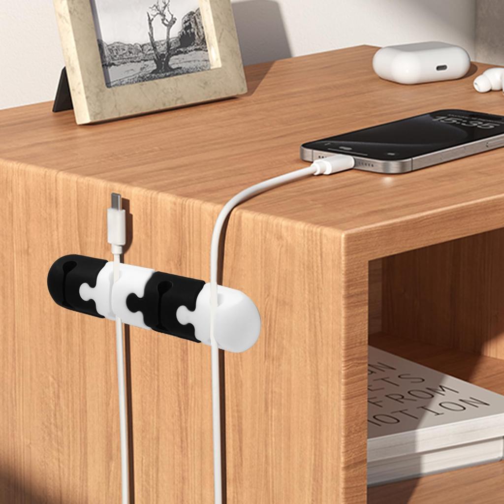 MITUKE Cable Holders, Cable Clips, Wire Holders, Wire Organizer, Convenient Tool, Adjustable Cable Smoothly, Organizes Cords Around Your Desk, Sticks