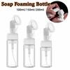 Silicone Brush Soap Foaming Bottle Portable Facial Cleanser Bottle  Makeup Use