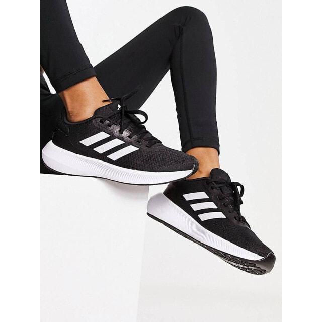 Adidas Zapatillas blancas y negras Run Falcon de Running