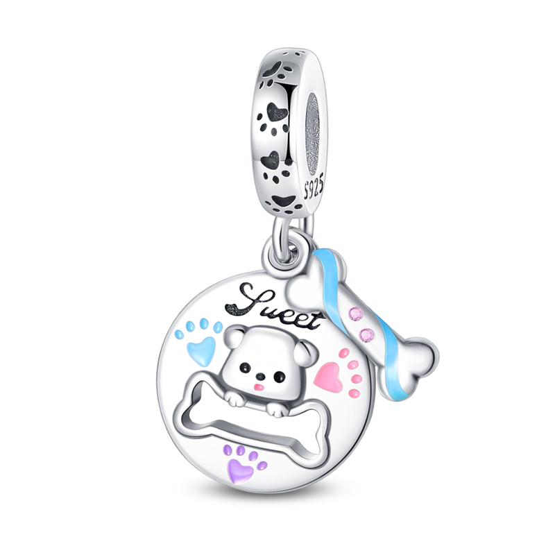 60 Style Cute Animals Cat Neko Pendant Copper Bead Fit Original Fine Bracelet Necklace Charm Beads Diy Jewelry Making