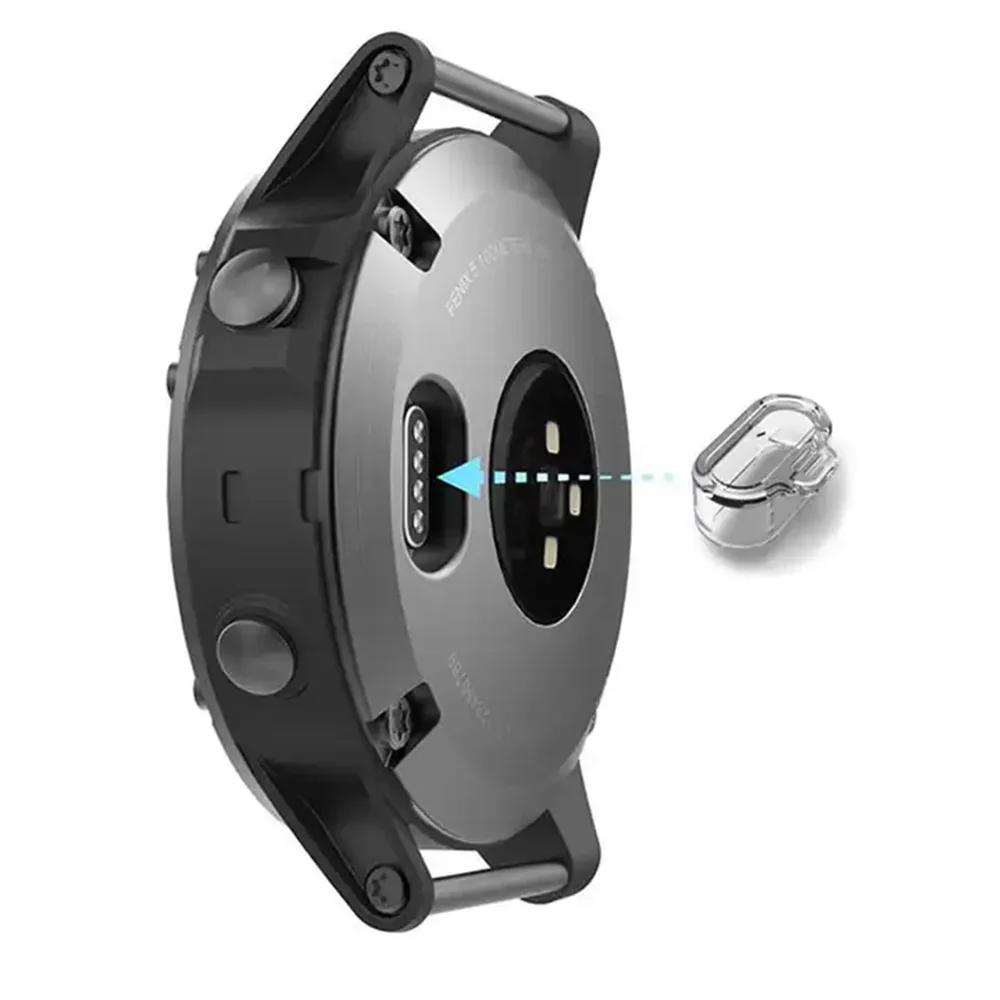 For Garmin Fenix 8 E 7 7X 6 6X Pro Dustproof Plug Cover For Garmin Fenix 5 Plus Epix Pro Gen 2 Silicone Stopper Anti-dust Plug