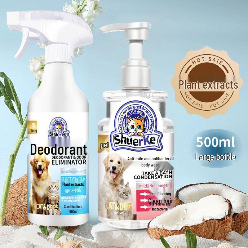 Schurke Pet Deodorant Enzyme Odor Spray for Cats & Dogs