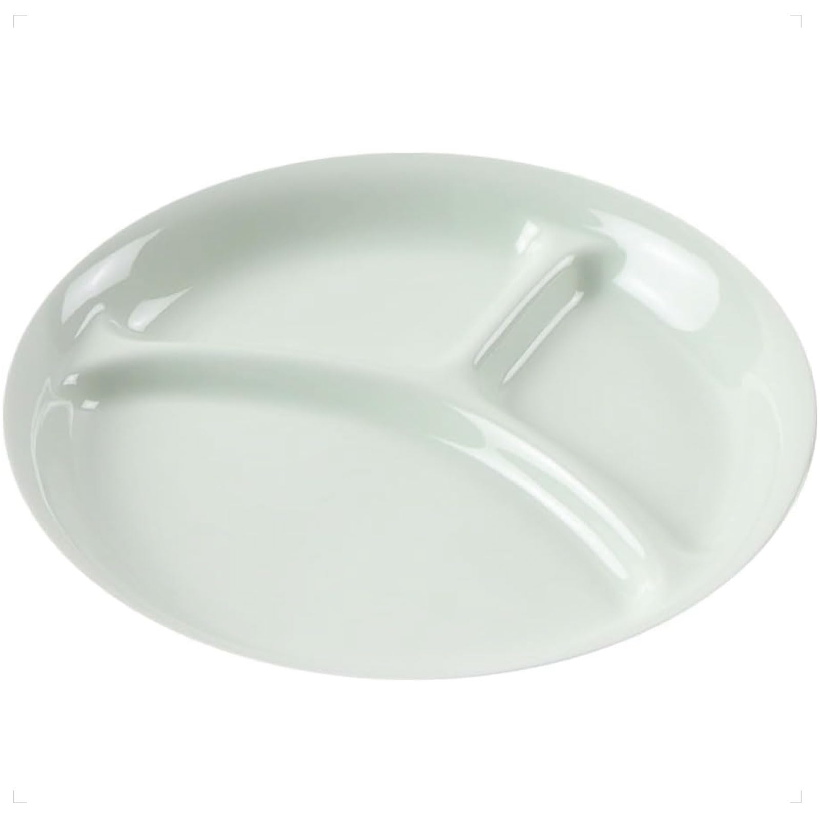 

22cm Three-Compartment Lunch Plate by Maruku Paju (Official) - Water-Resistant, Shatter-Resistant, Children s Dishwasher and Microwave Safe, Suitable