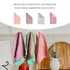 2-sides Thicken Kitchen Cloth Soft Coral Velvet Washing Rag Non-stick Absorbent Towel
