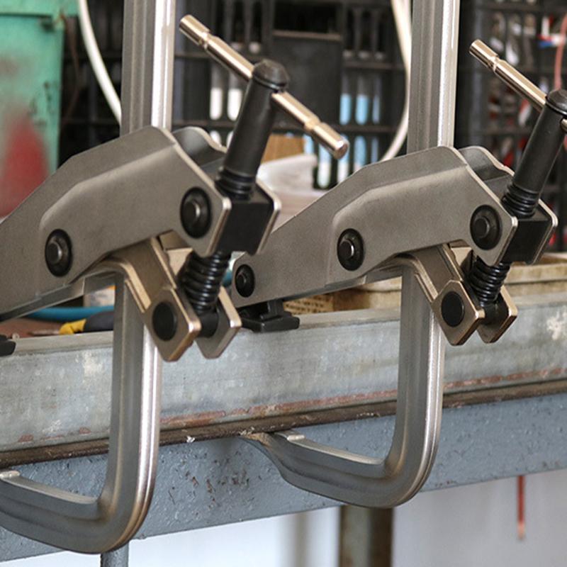 1Pc Heavy Forging Screw Cantilever F-clamp, Max Jaw Opening 30cm Clamp for Wood, Metal, Pipe, Welding and DIY Projects