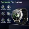 Easy Installation Screen Protectors for Amazfit Active 3 Premium 3 9H Hardness Tempered Glass Anti-Scratch Watch Films