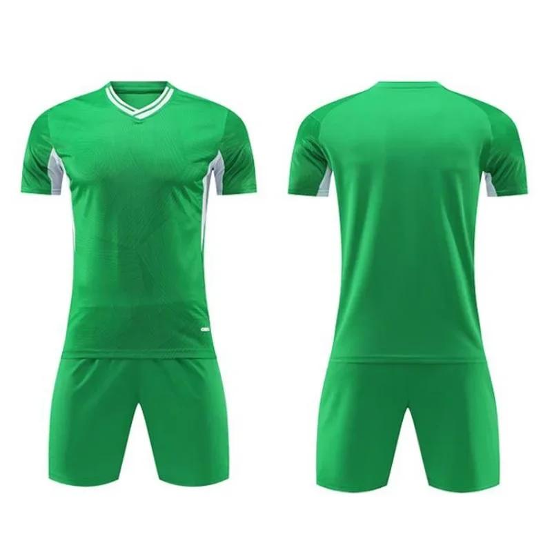 Adult Kids Football Jersey Men Boy Customize Soccer Uniforms Kit Futsal Sportswear Training Tracksuit Child