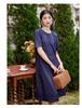 [Shirt Skirt] Summer Solid Color Simple Age Reducing Mid Length Women's Dress