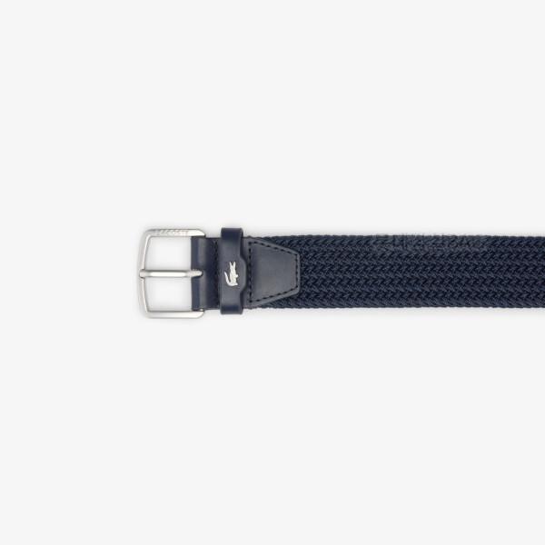 Lacoste Casual Stretch Canvas Belt L40navy Js