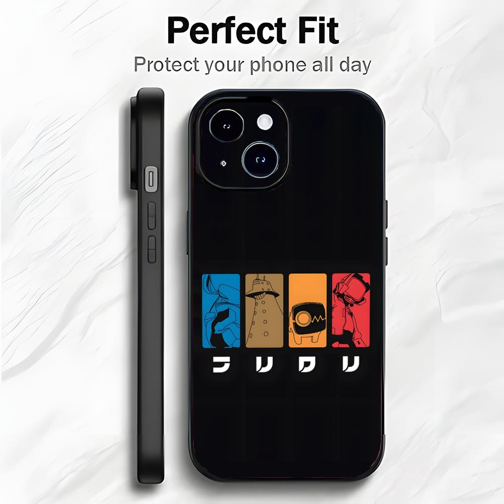 Anime F-FLCL F-First Love Cyber Love Phone Case Phone Case Soft Packaging Lightweight For iPhone17 16 15 14 13ProMax