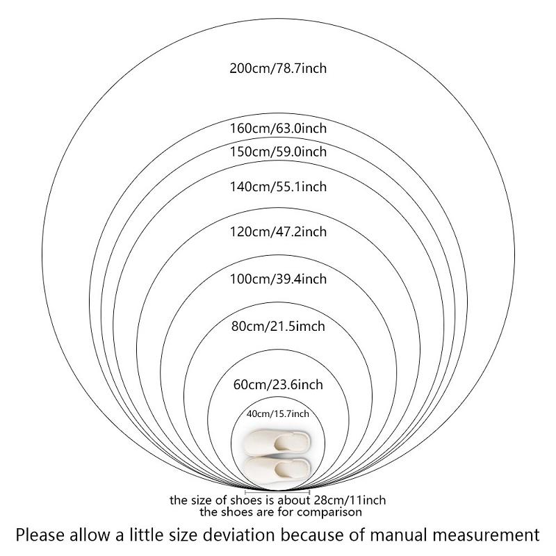 Flower Print Carpet Round Floral Living Room Area Rug Chinese Style Bedroom Rug Kids Play Floor Mat Kitchen Bath Rug Home Decor