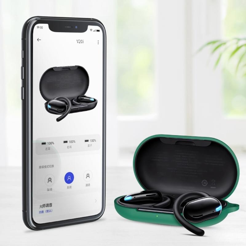 Silicone Cover Earbud Protector Case Dustproof Water Resistant Guarding Against Everyday Wear Protective Sleeve for V20i