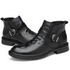 Marke Winter Warme Herren Schneestiefel Hohe Qualität Echtes Leder Krokodilmuster Herrenstiefel mit Fell Luxus Herrenschuhe Größe 36-46