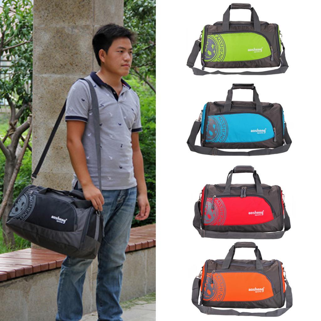 Men Women Gym Shoulder Sports Travel Duffle Messenger Luggage Handbag ...