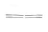 Grille Covers Option 1 (4 Pcs, Stainless Steel) for Dacia Sandero 2013-2020