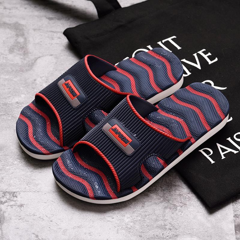 Extra Large Size 49 Slippers Men's Summer Outer Wear Trendy Men's Thick Bottom Non-slip Outdoor Internet Celebrities Step On Shit Cool Slippers Men