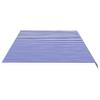 vidaXL Ersatzstoff für Markise Blau und Weiß 580x345 cm Polyester
