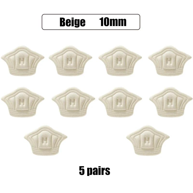 5 Pairs Adjustable Shoe Pads Foot Heel Cushion Sports Shoe Inserts Antiwear Insoles Foot Protector Stickers for Comfort