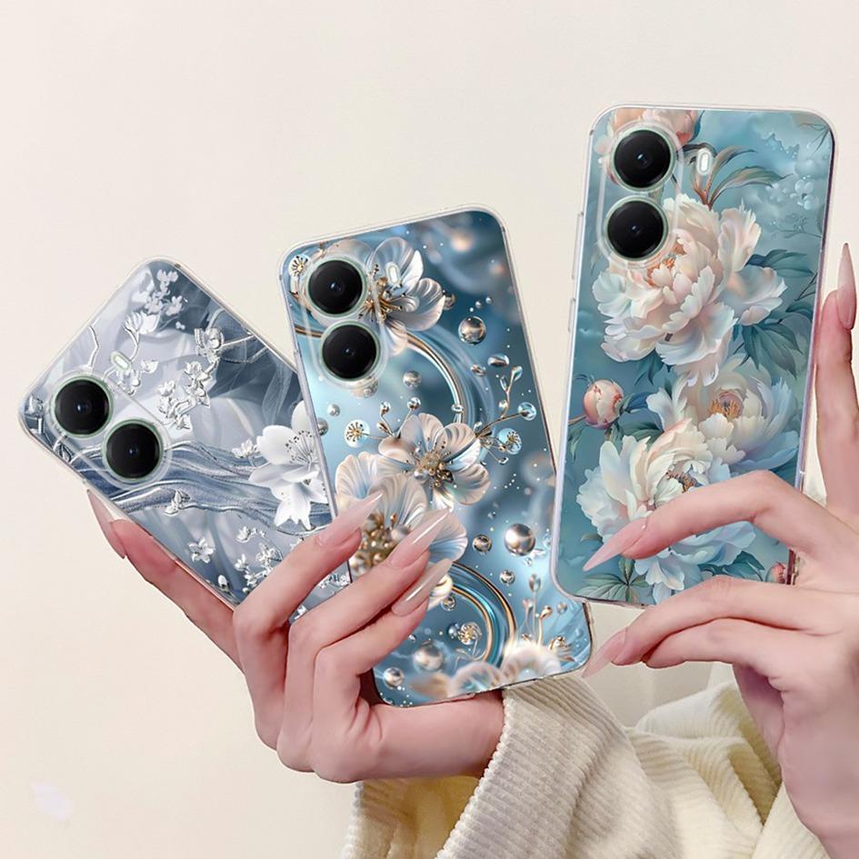 For Xiaomi Poco X7 Pro Case 2025 New Fashion Flower Soft Silicone Cover For Coque Xiomi Xiaomi Poco X7 pro PocoX7 X 7 Phone Case